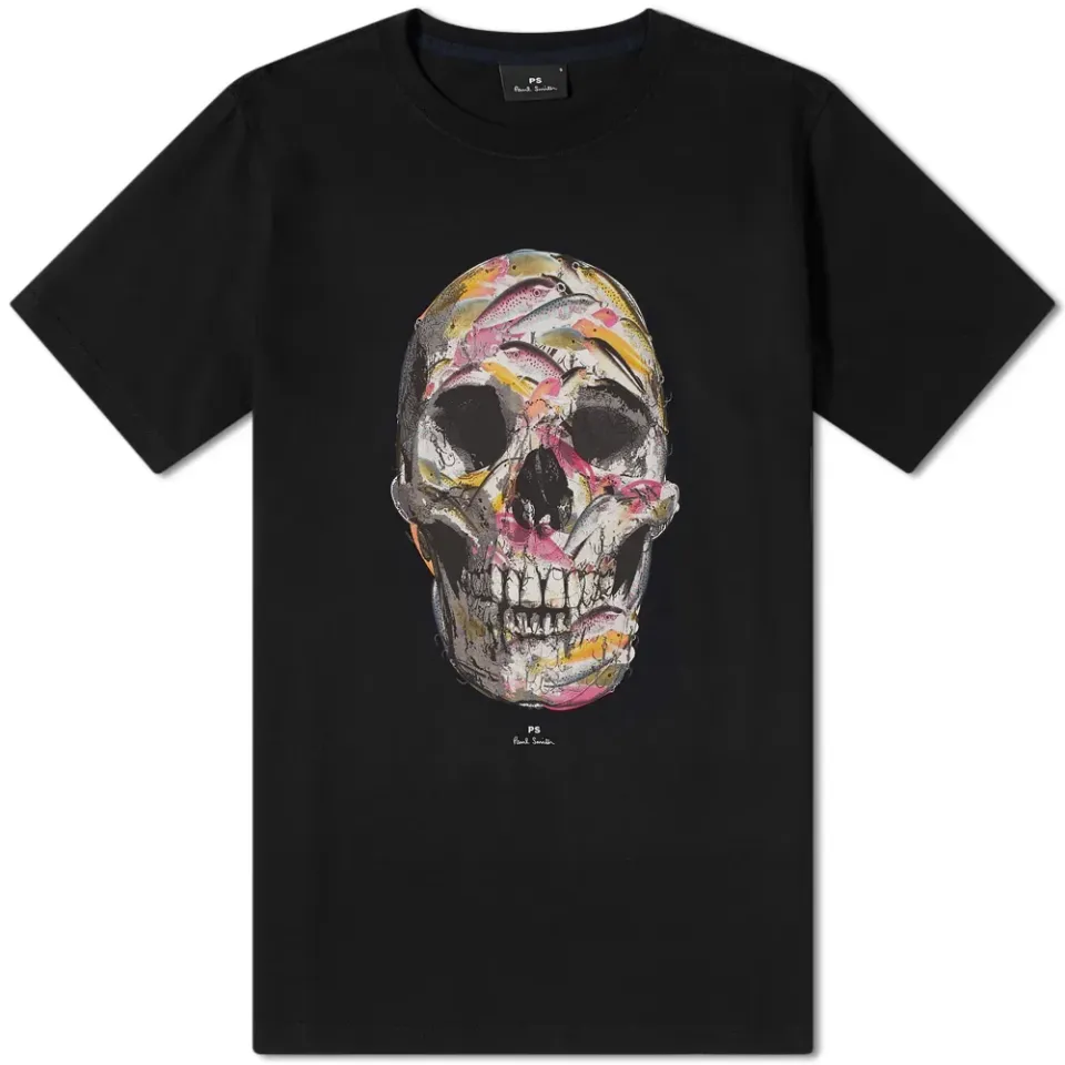 Multicoloured Skull T-Shirt