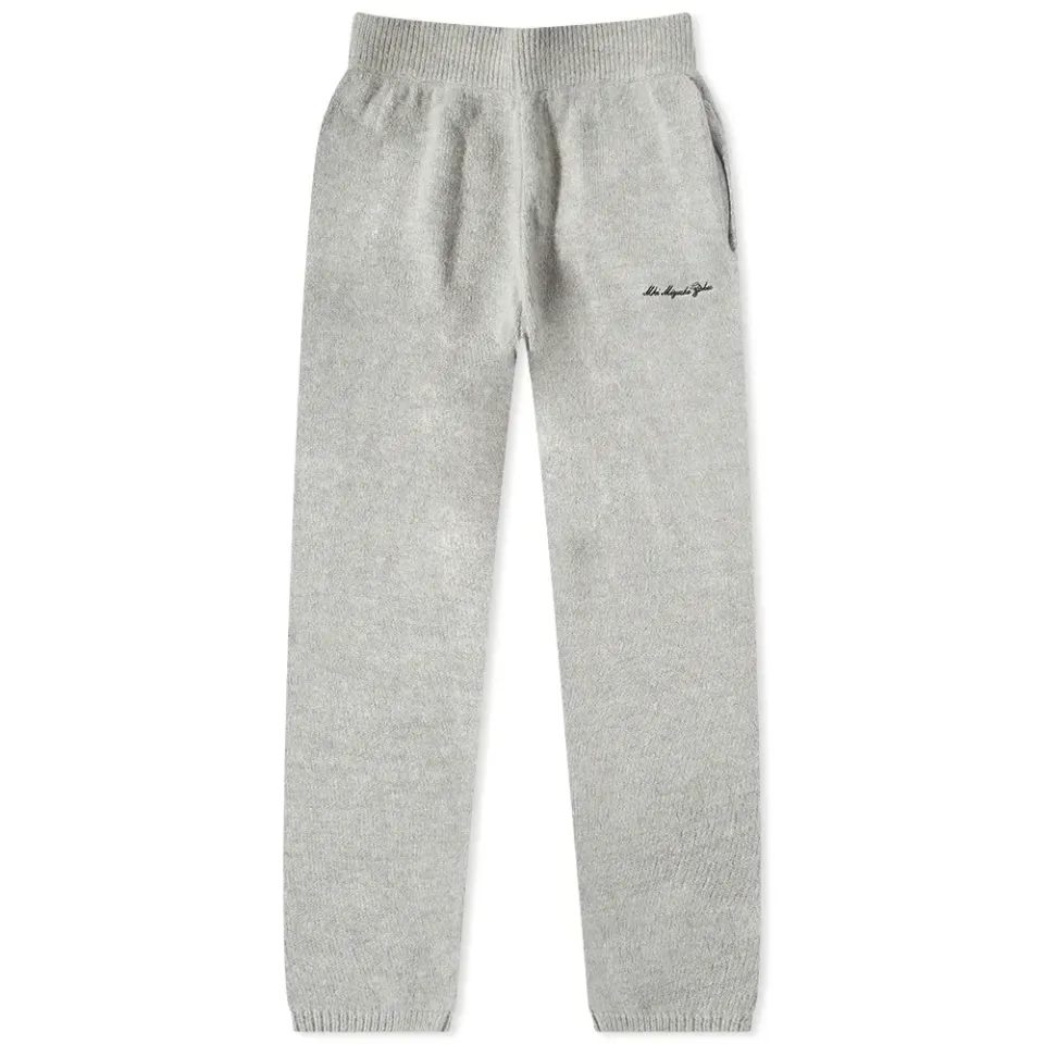 Mohair Blend Knit Sweat Pant
