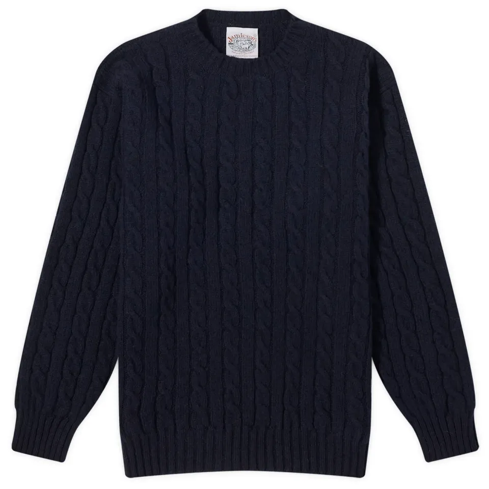 Jamieson's of Shetland Cable Crew Knit