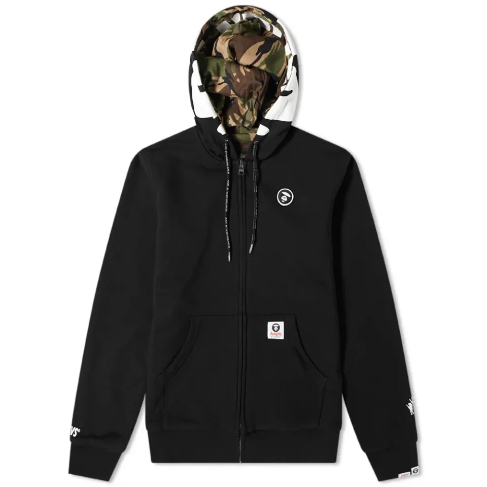 AAPE Ape Face Reversible Zip Hoody