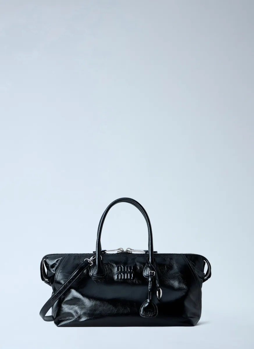 Leather Top Handle Bag