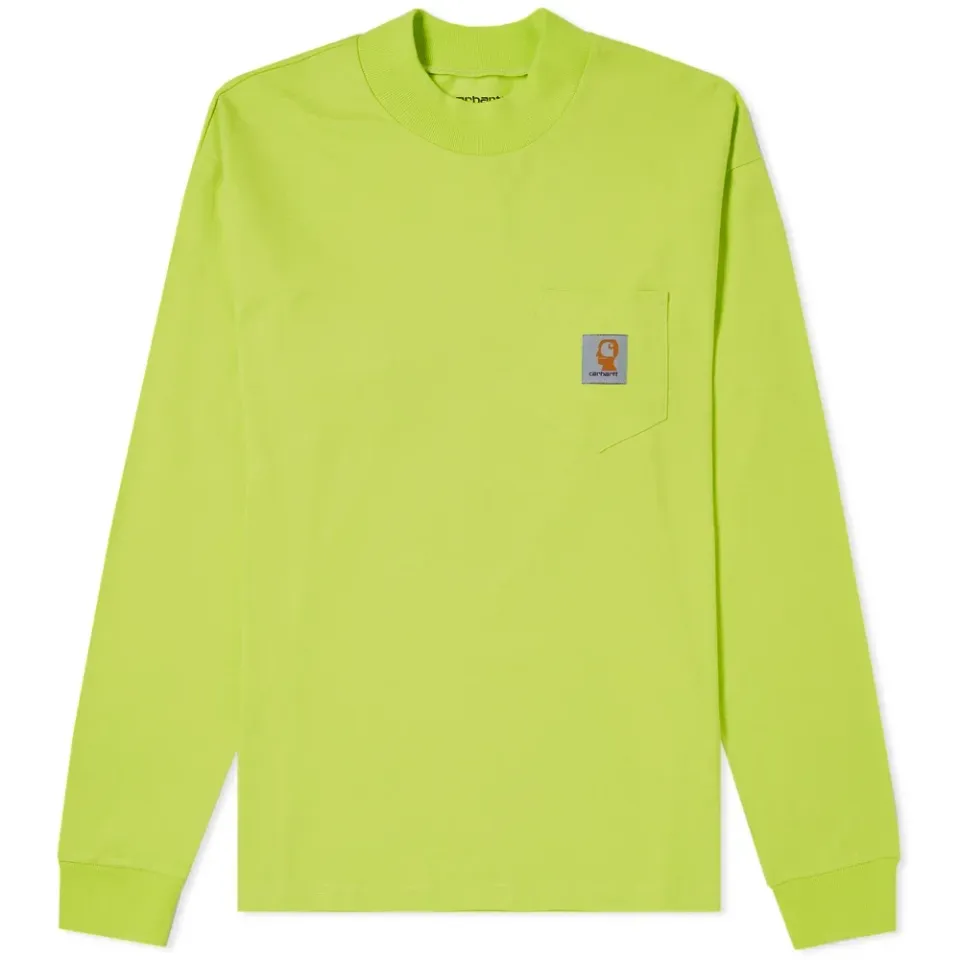 x Carhartt Long Sleeve Swan Mock Neck Tee