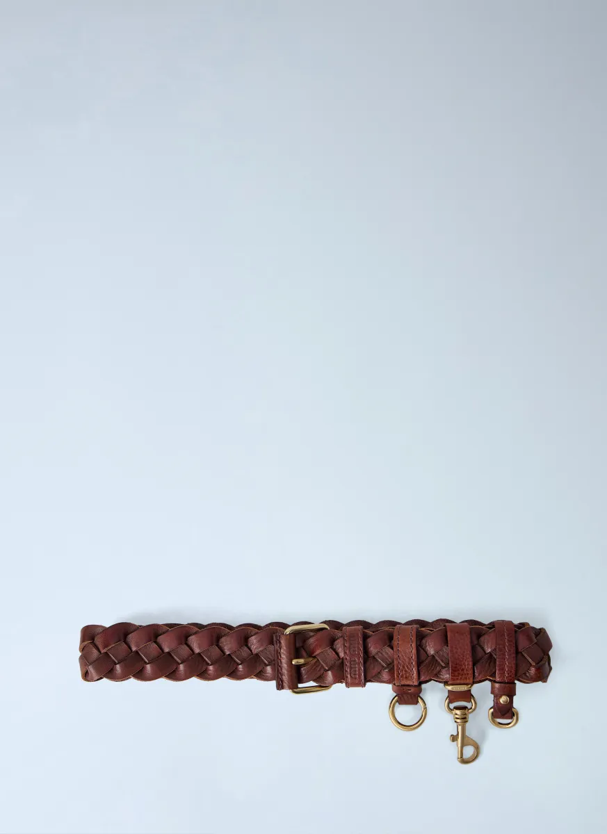 Woven Leather Belt