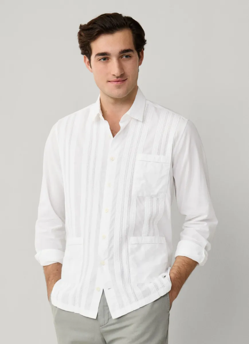 Classic Fit Guayabera Shirt