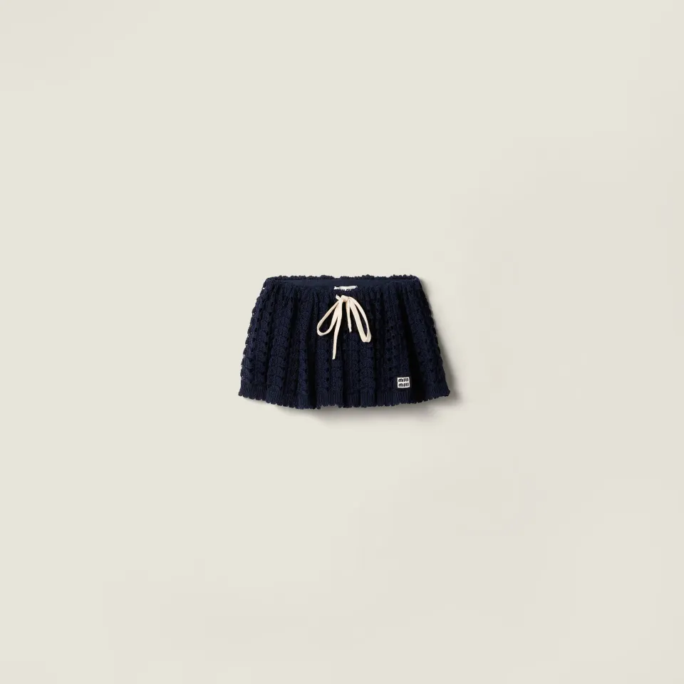 Cotton miniskirt