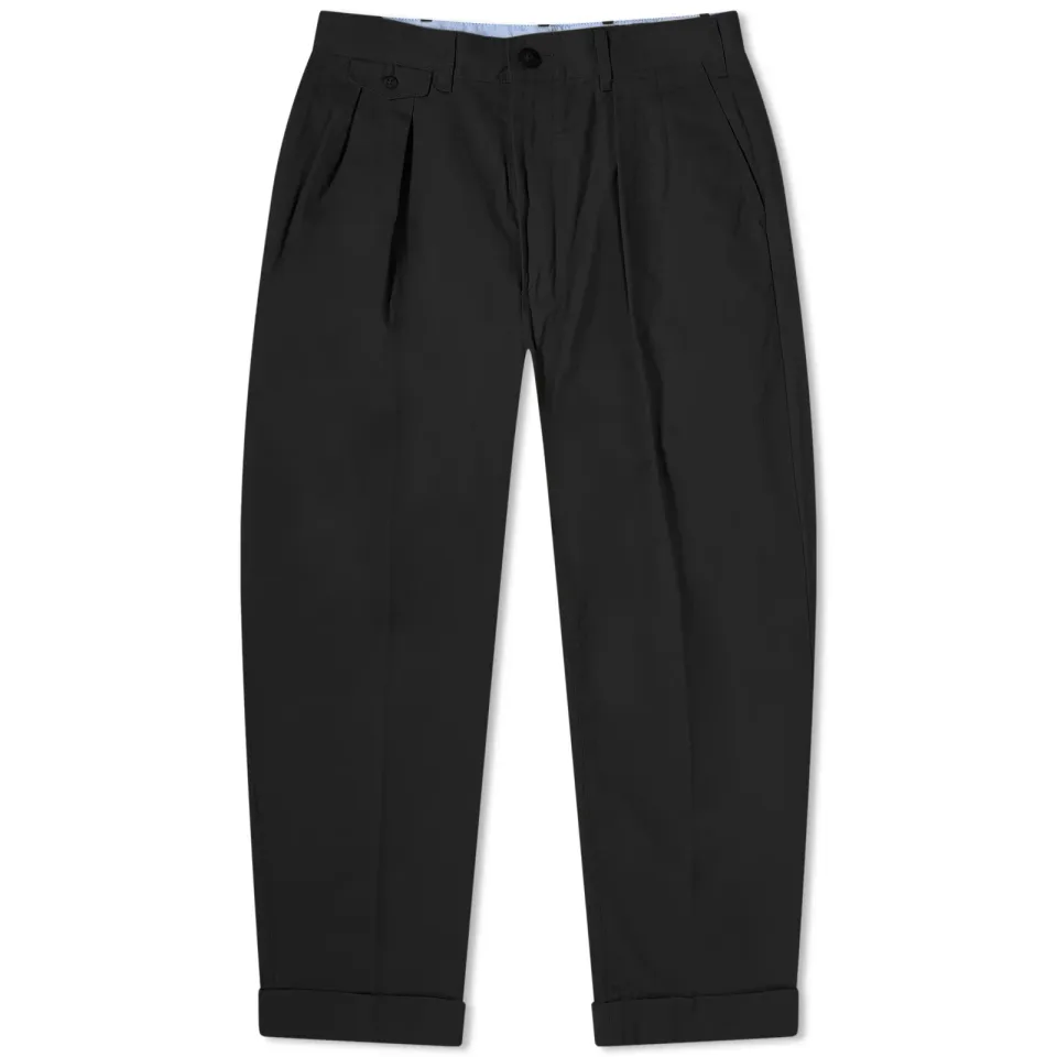 2 Pleats Twill Pant