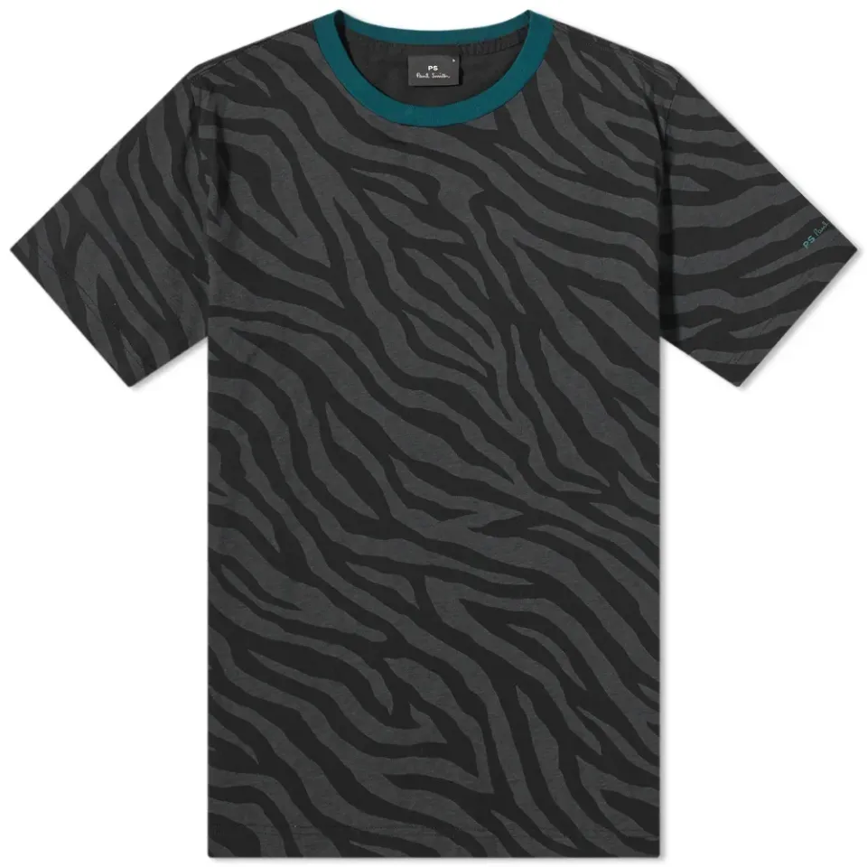 Zebra All Over Print T-Shirt