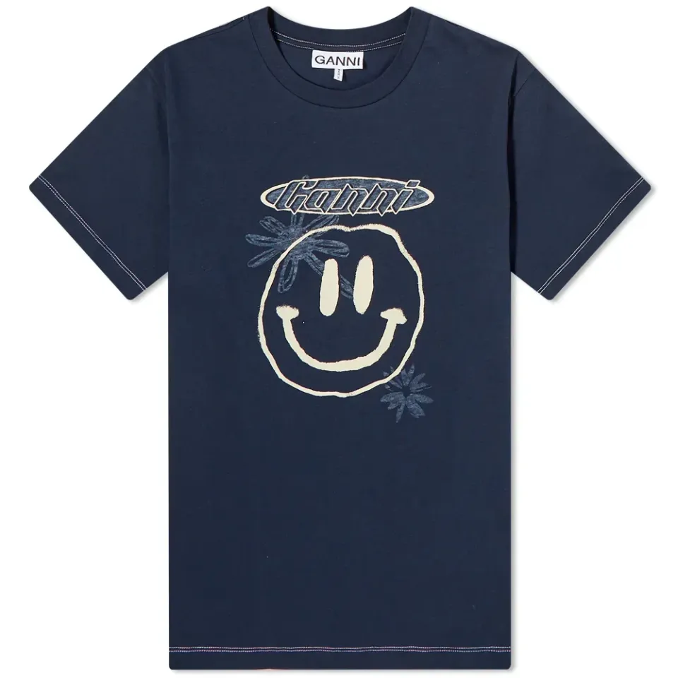 Basic Jersey Smiley Relaxed T-Shirt
