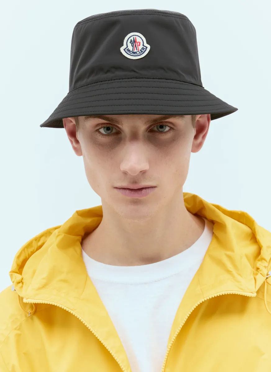 Logo Patch Bucket Hat