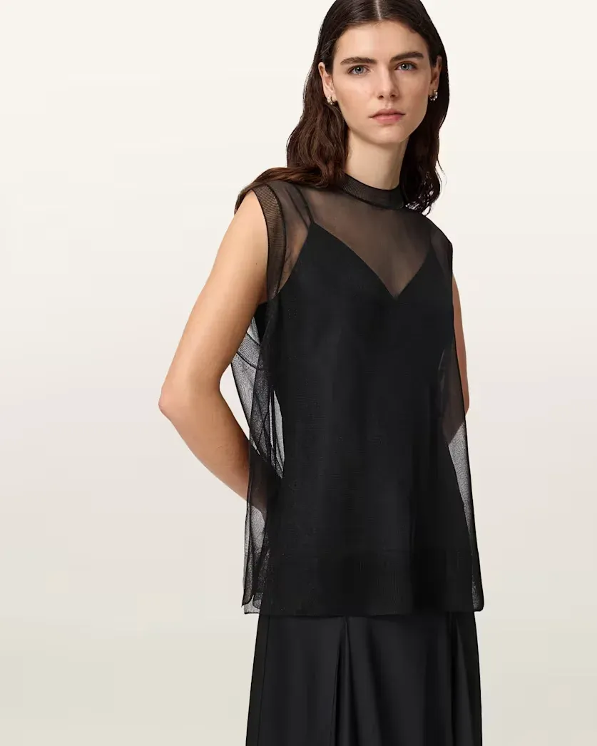 Ava Sleeveless Satin Midi Dress