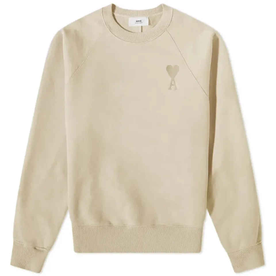 AMI Tonal Heart Crew Sweat