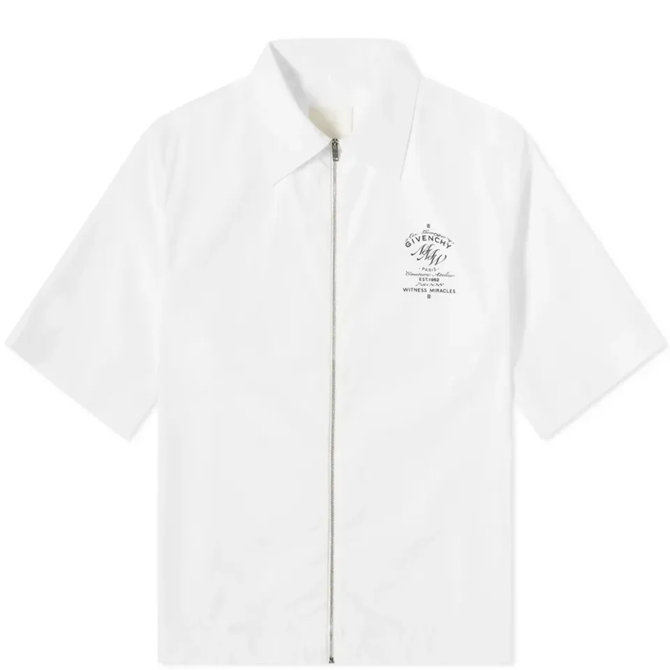 MMW Crest Logo Zip Shirt