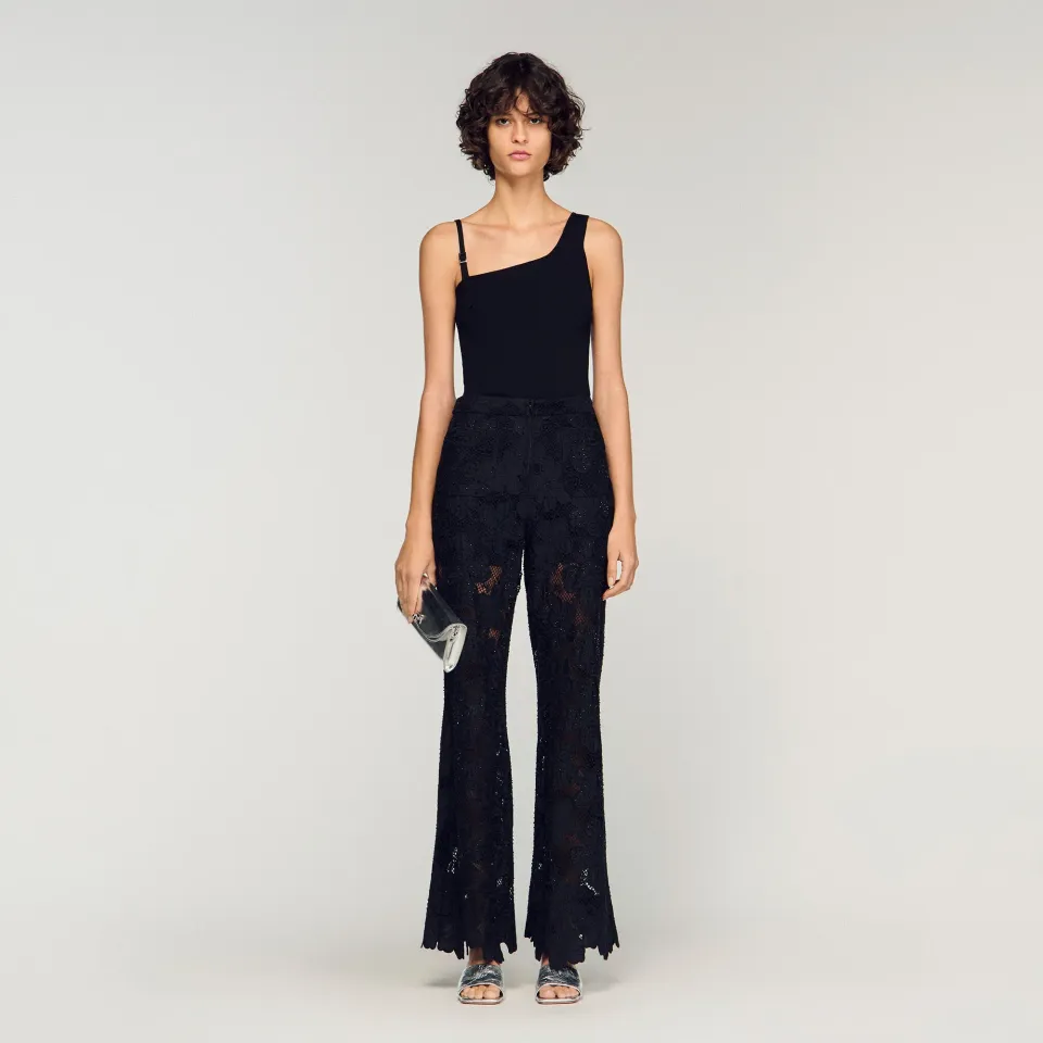 Asymmetric knit jumper