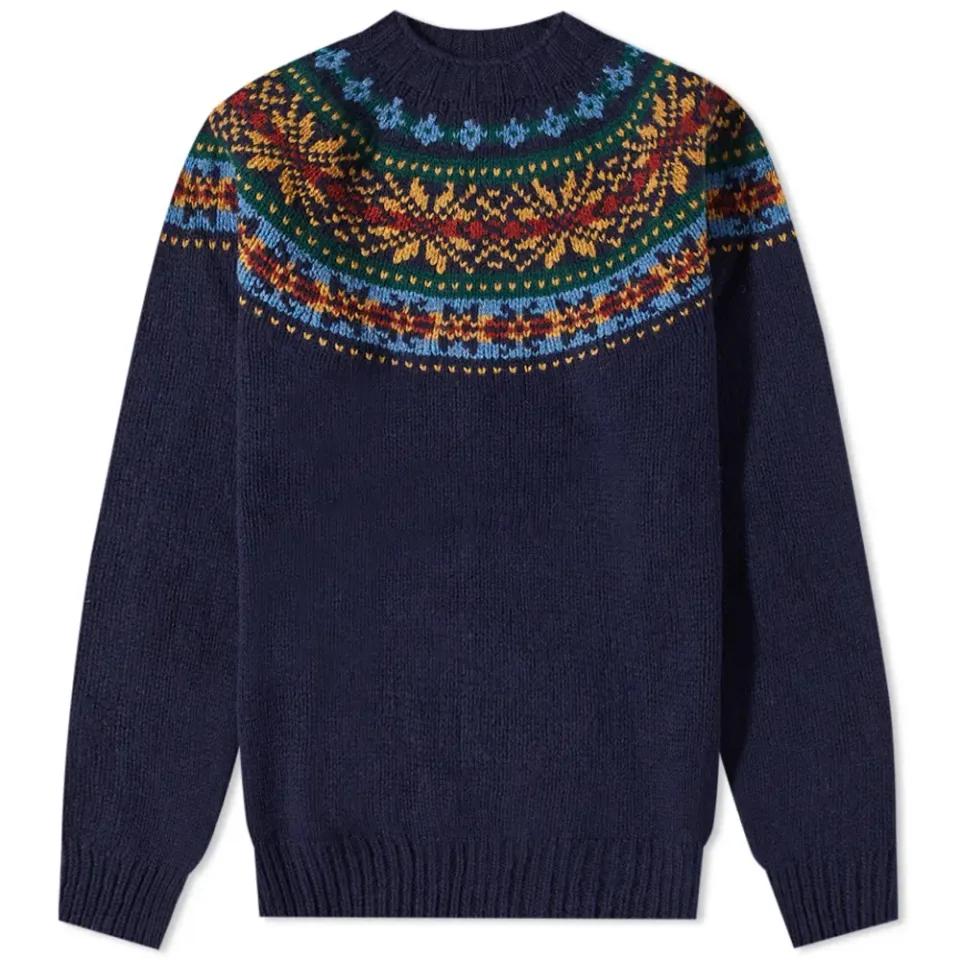 Howlin' Fragments of Light Fair Isle Crew Knit