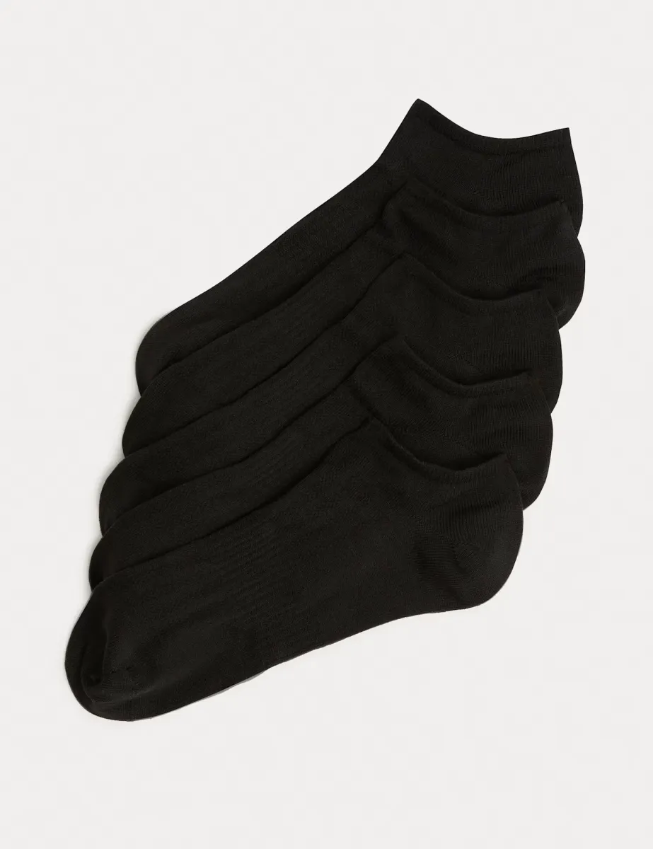 5 Pack Microfibre Trainer Liners Black