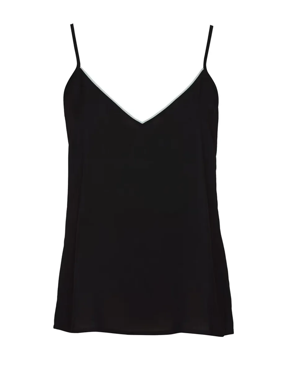 Pure Modal Cami Top Black