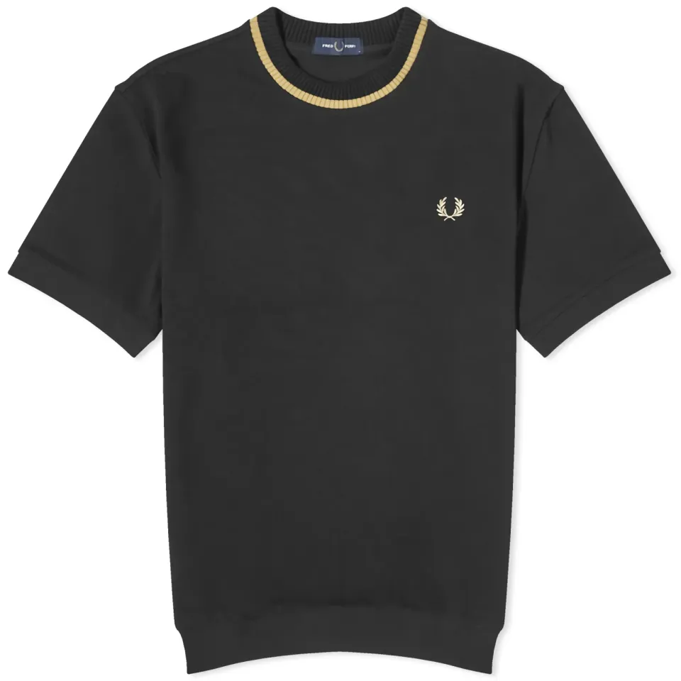 Crew Neck Pique T-Shirt