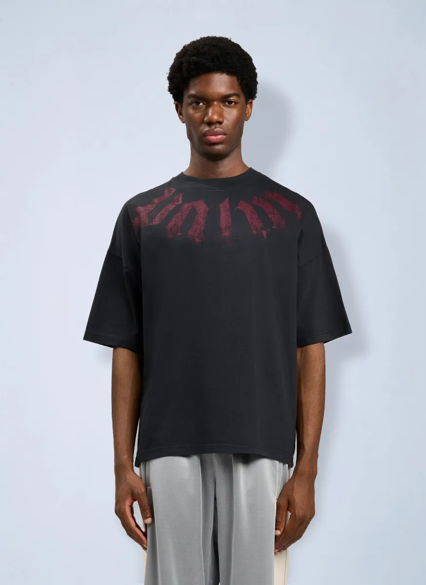 Big Neck Logo Loose T-Shirt