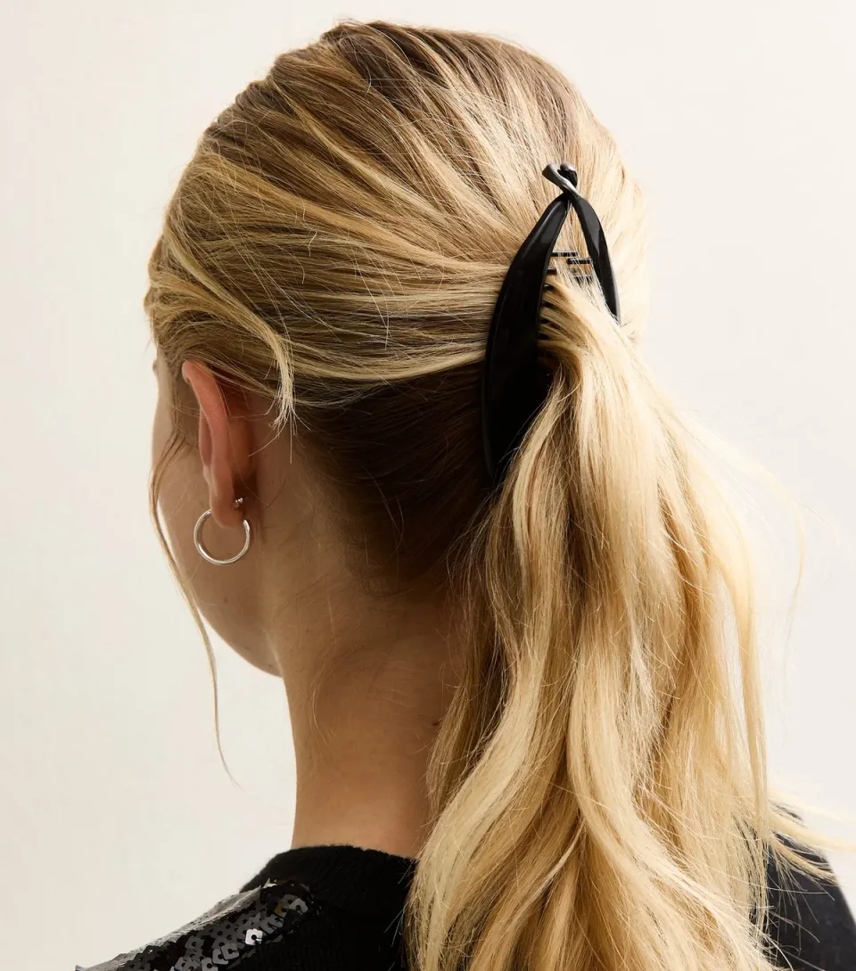 Black Banana Hair Clip