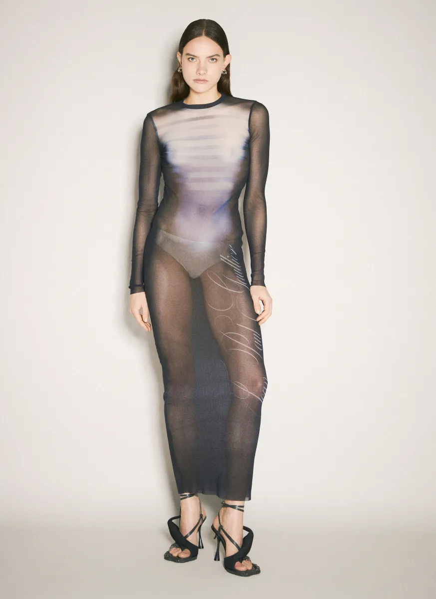 Le Mâle Crewneck Maxi Dress