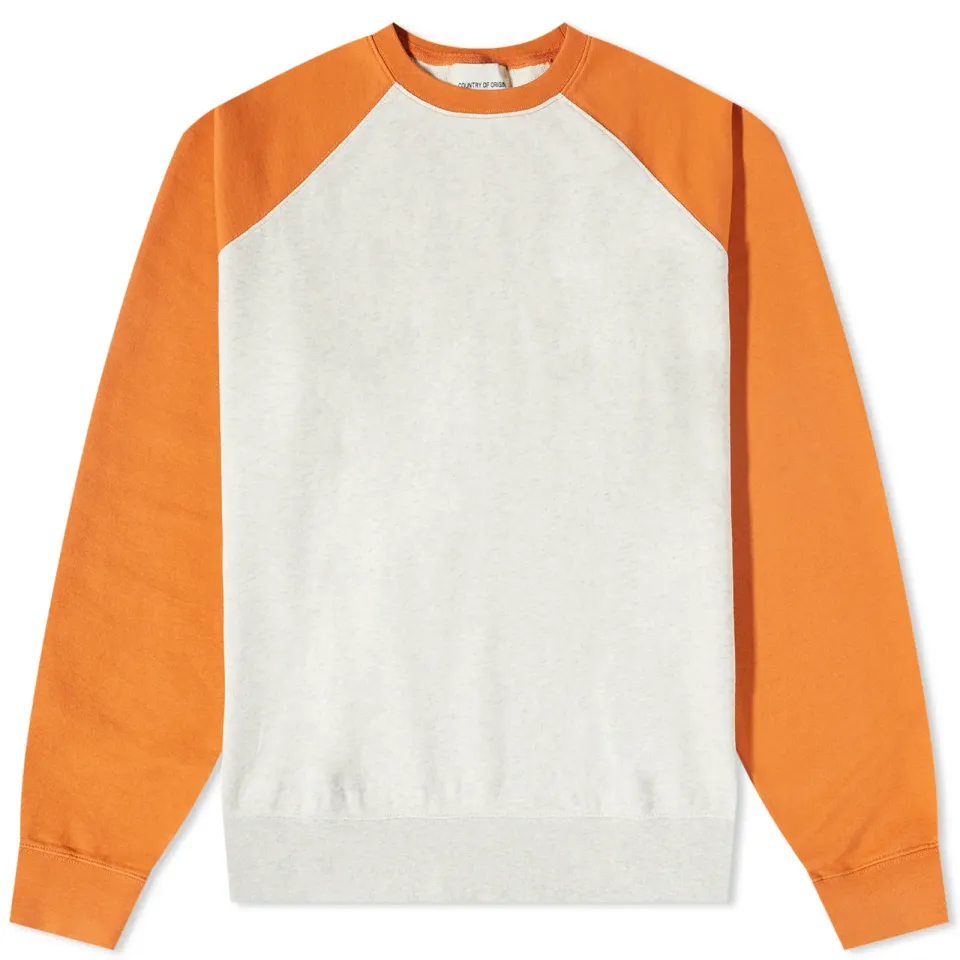 Baseball Raglan Crew Sweat