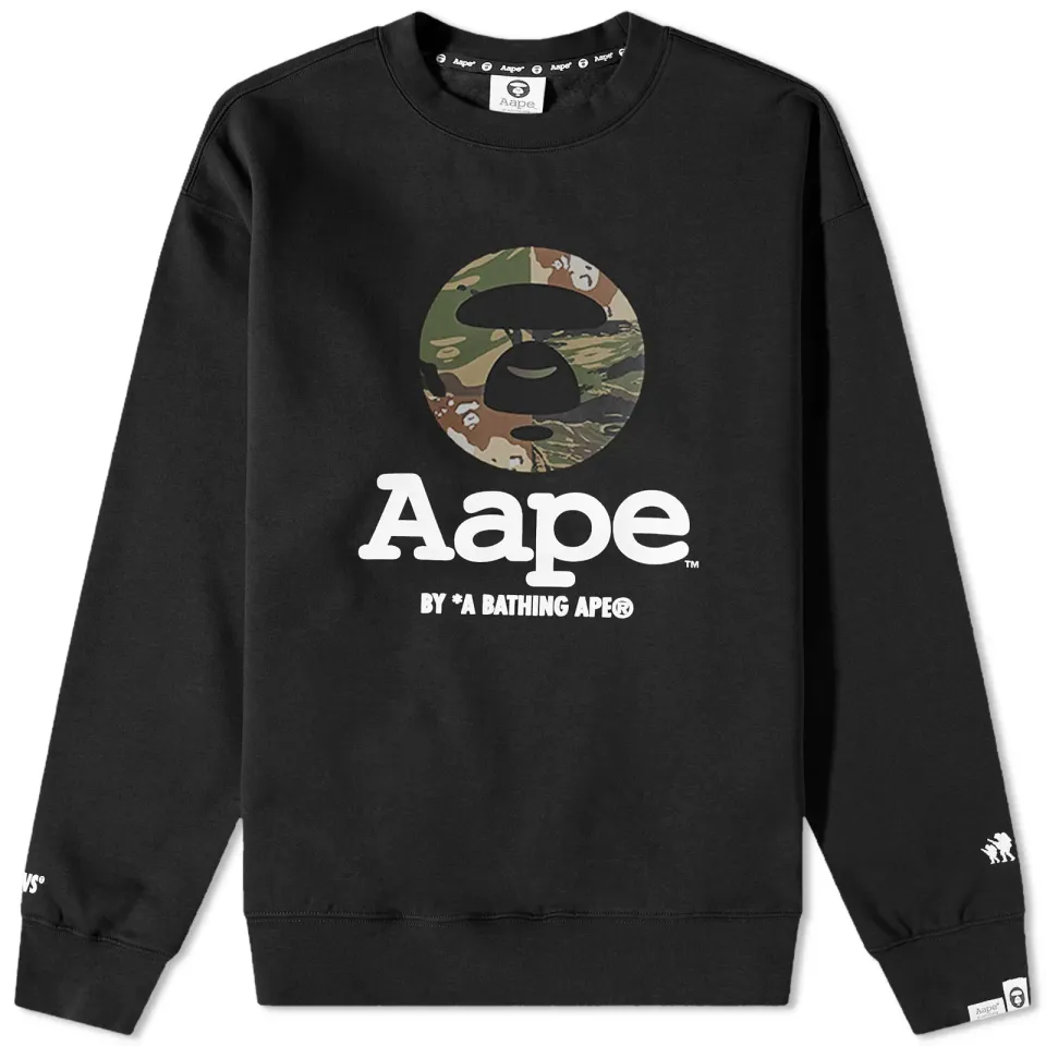 AAPE Moon Face Crew Sweat