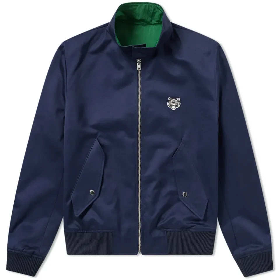 Reversible Tiger Logo Harrington Jacket