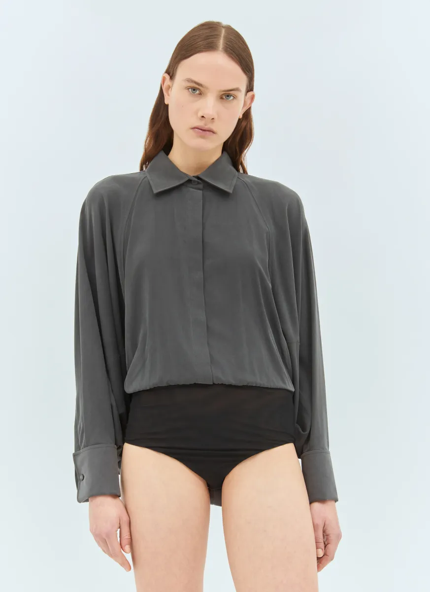 Silk Bodysuit Shirt