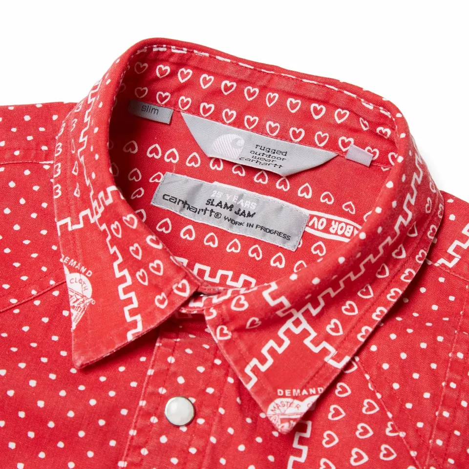x Slam Jam Bandana Kansas Shirt