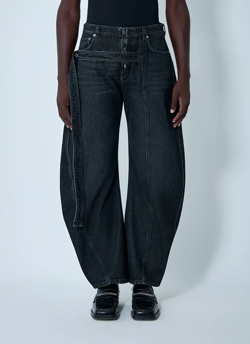 Jeans With Strap Detail