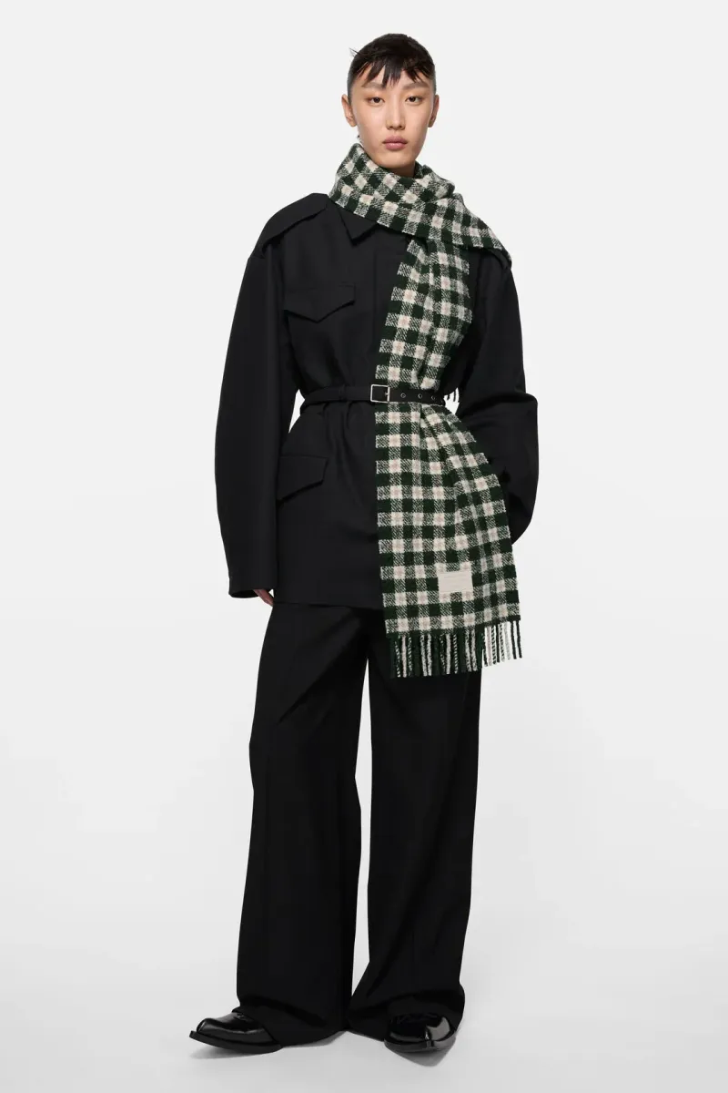 Satin blouson jacket