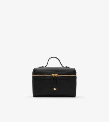 Bloomsbury Vanity Bag in Black/calico beige - Women, Leather