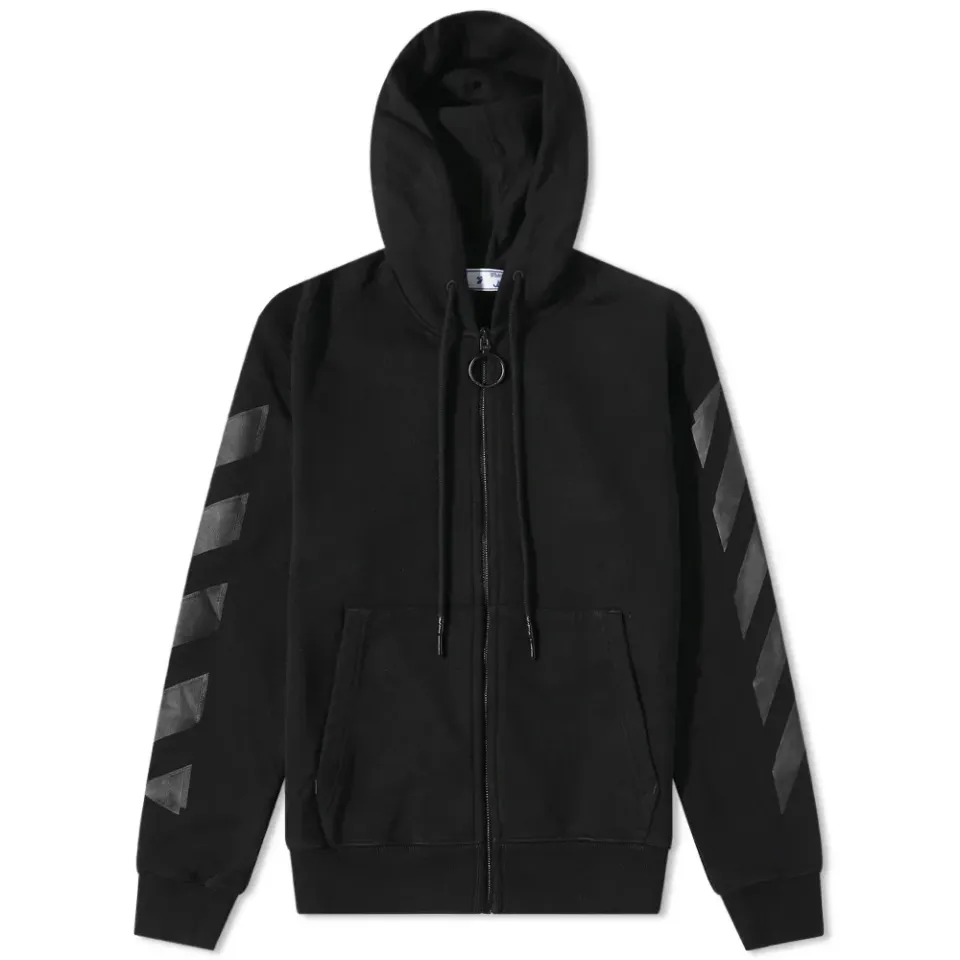 Rubber Arrow Slim Zip Hoodie