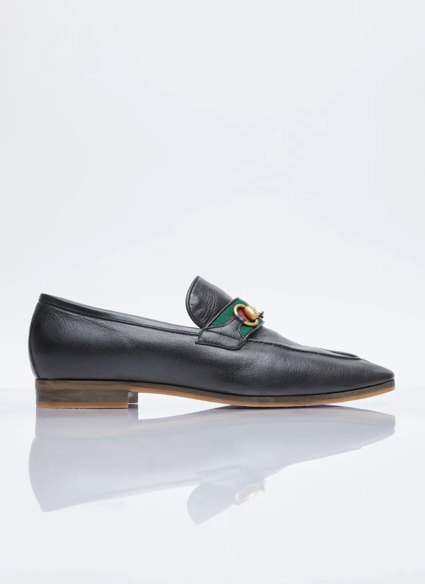 Horsebit Web Loafers