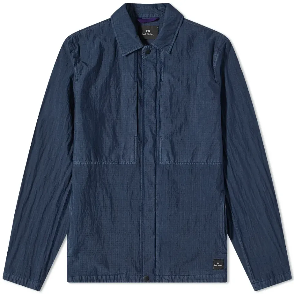 Ripstop Nylon Zip Overshirt