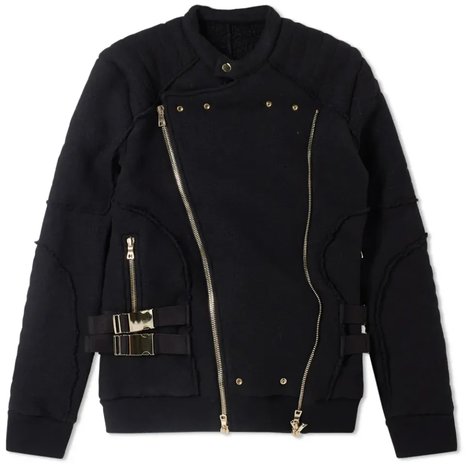 Shearling Lined Biker Jacket