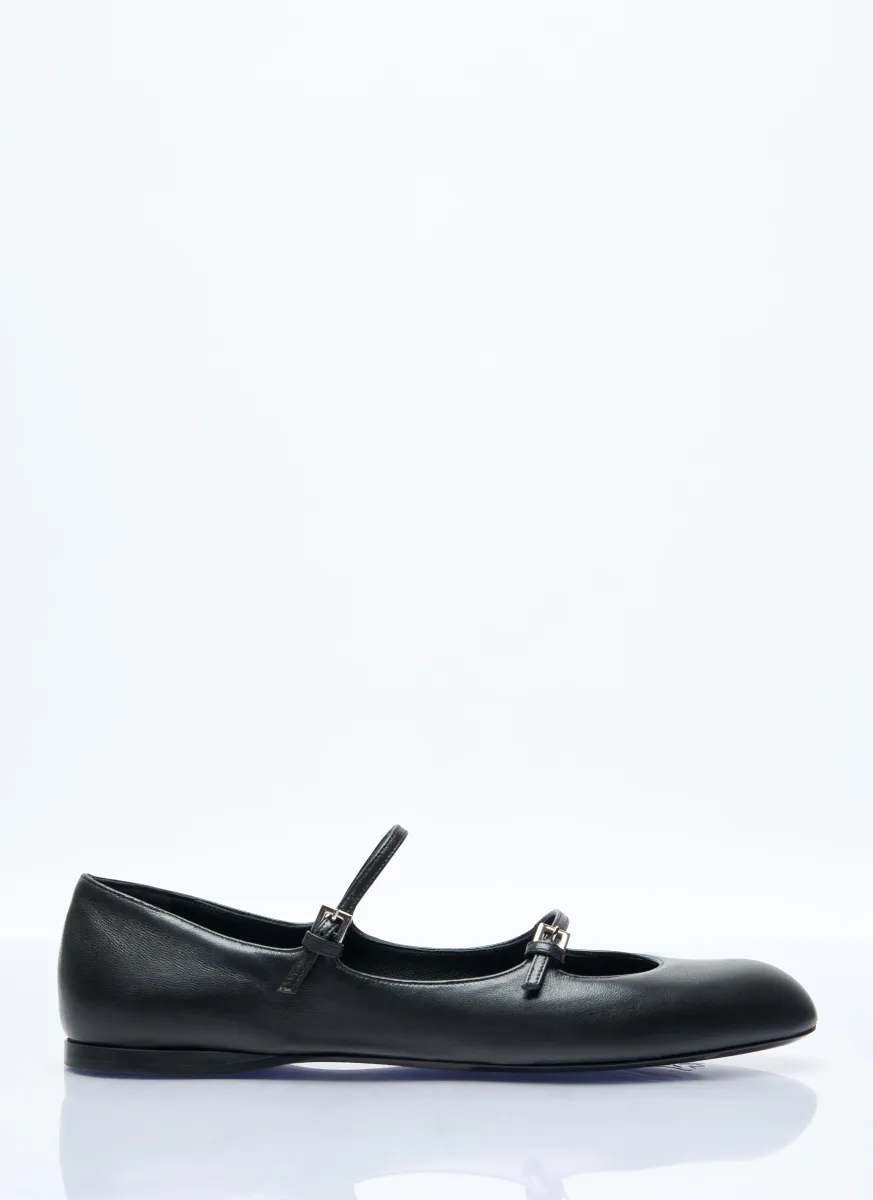 Nappa Leather Ballet Flats