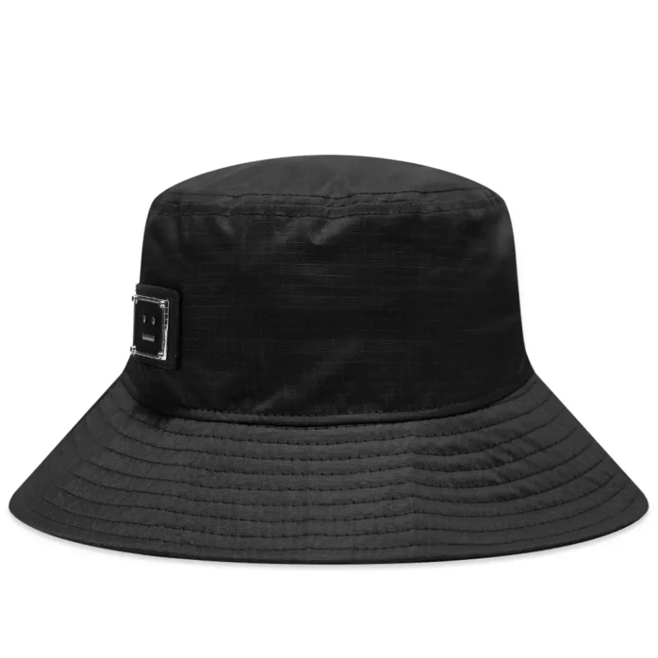 Buko Nylon Plaque Face Bucket Hat