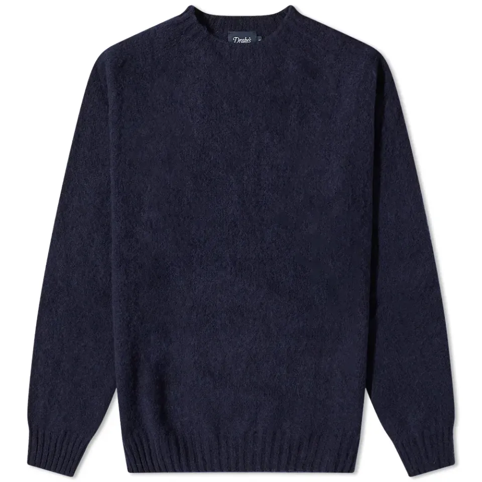 Brushed Shetland Crew Knit