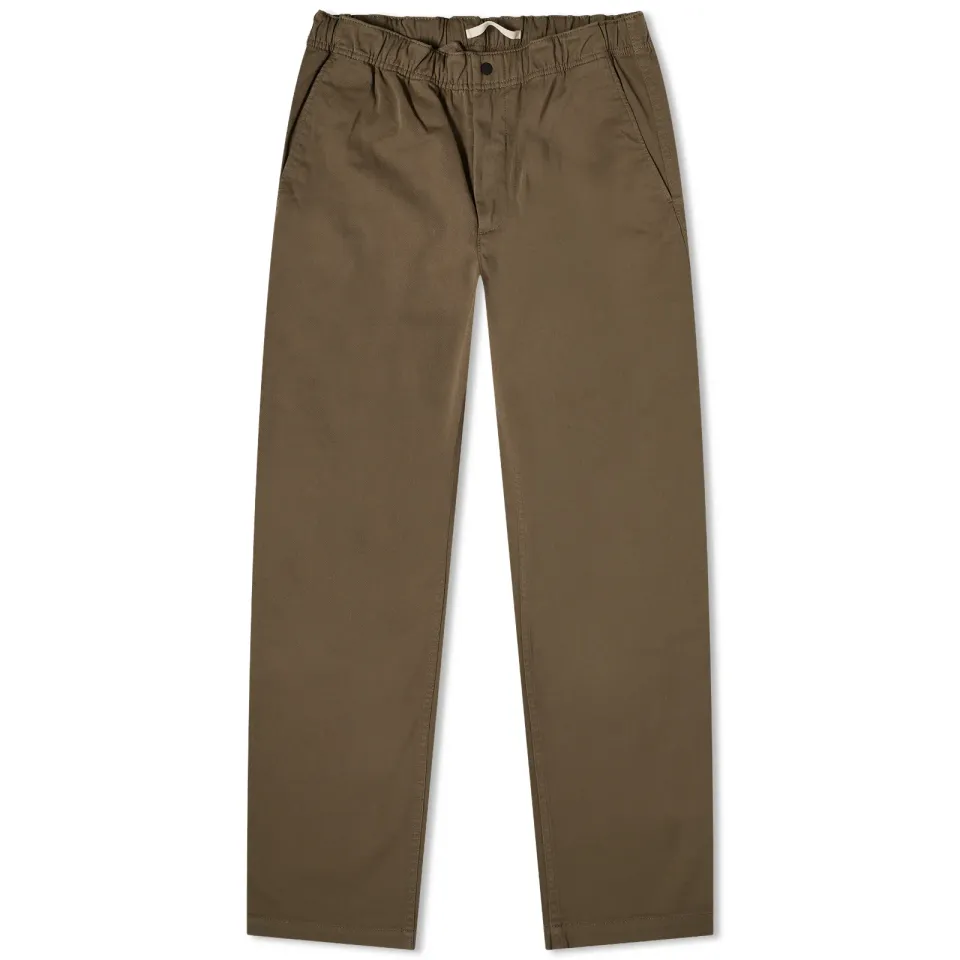 Ezra Relaxed Organic Stretch Twill Trousers