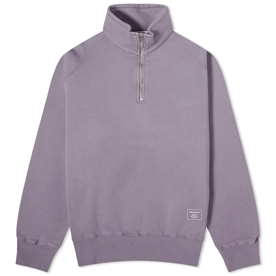 Marten Relaxed Raglan Half Zip Sweat