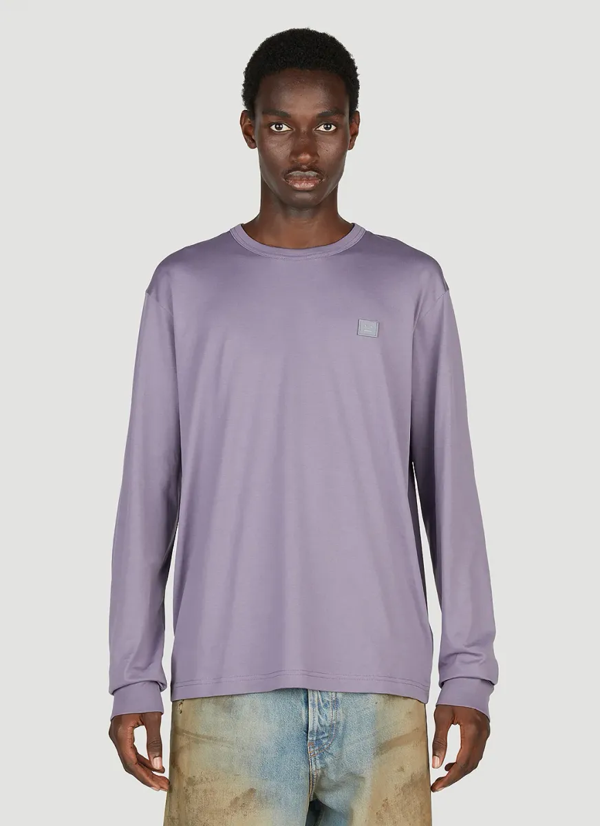 Face Patch Long Sleeve T-Shirt