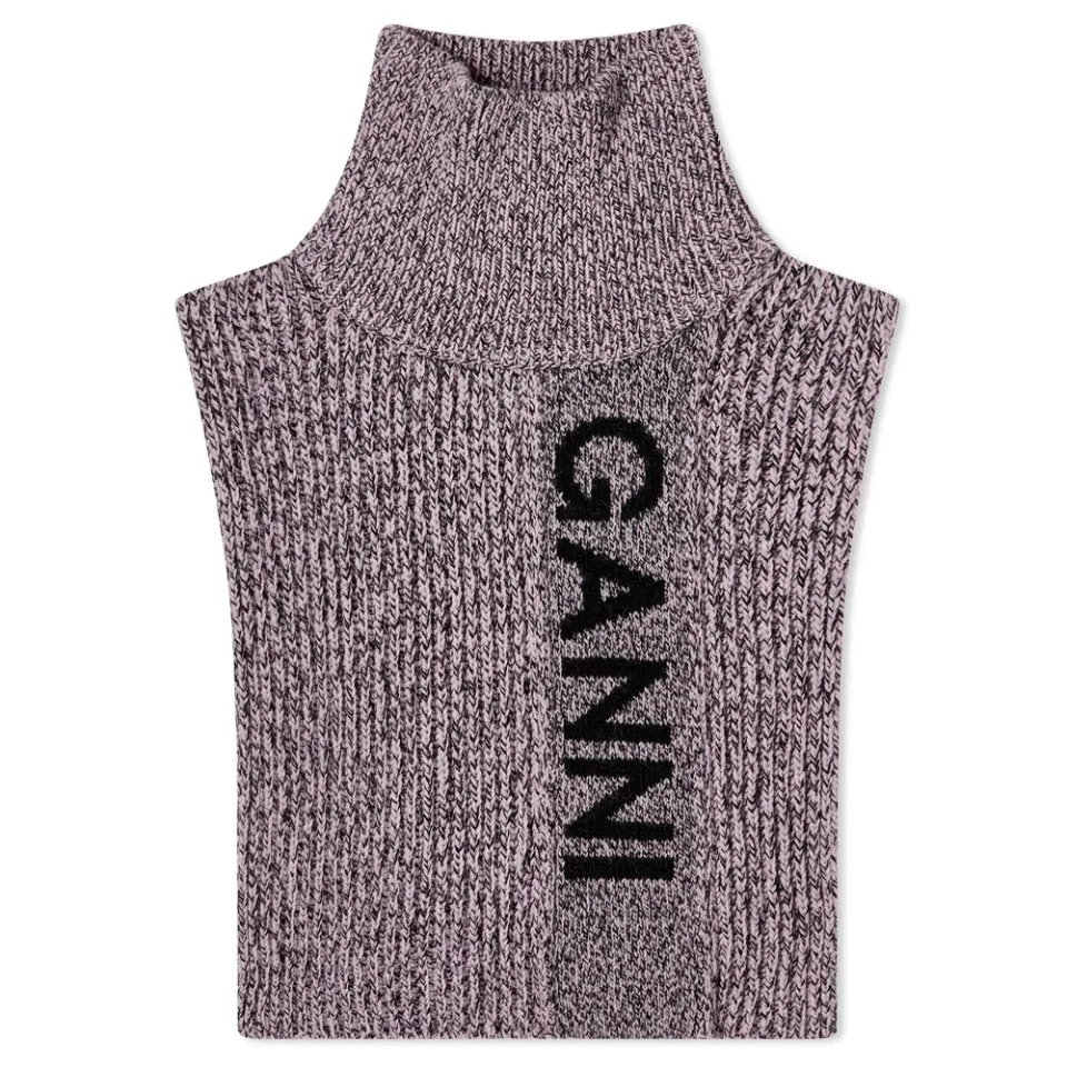 Structured Rib Logo Knit