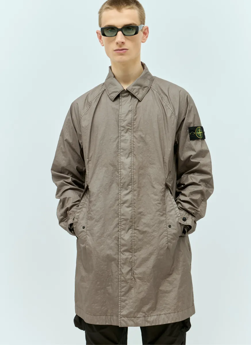 Nylon Jacket With Signature Compass Patch