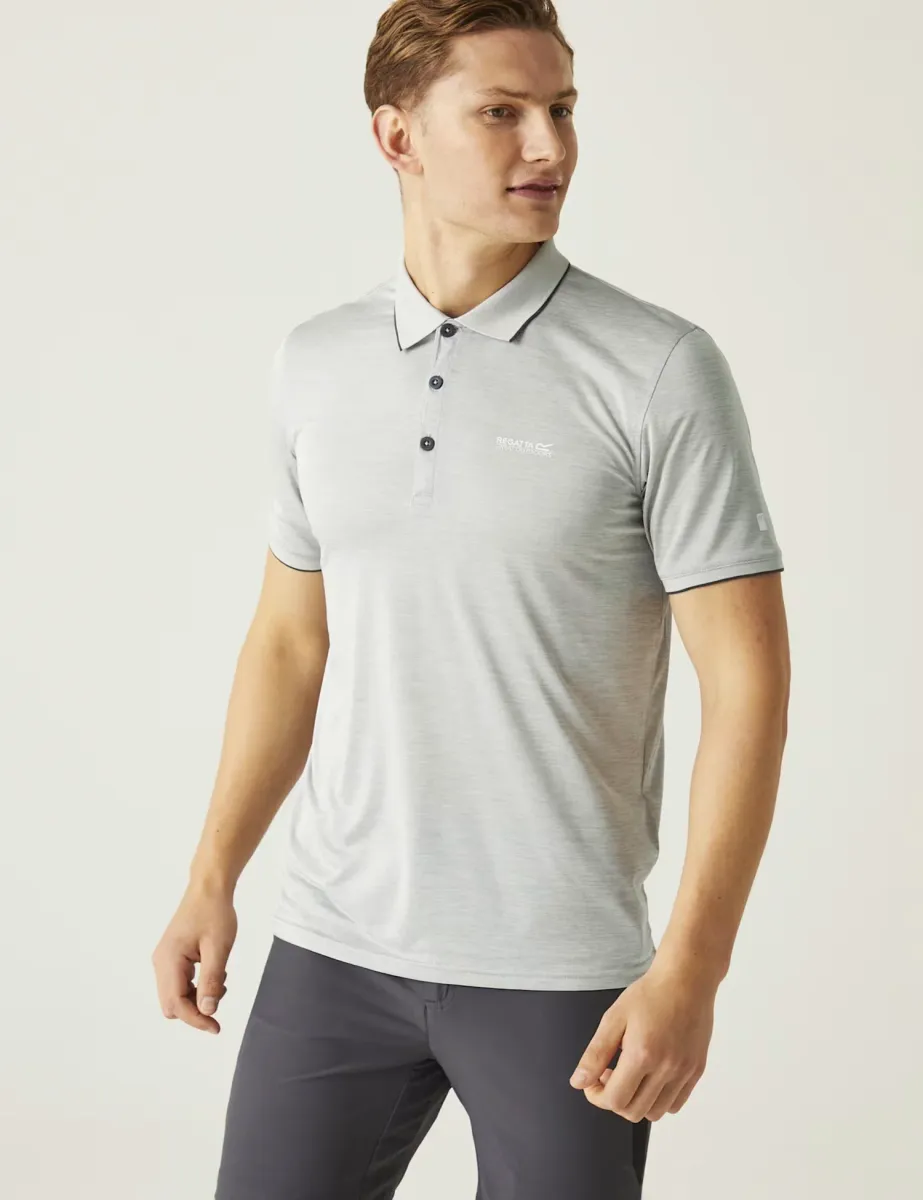 Remex II Tipped Polo Shirt Grey
