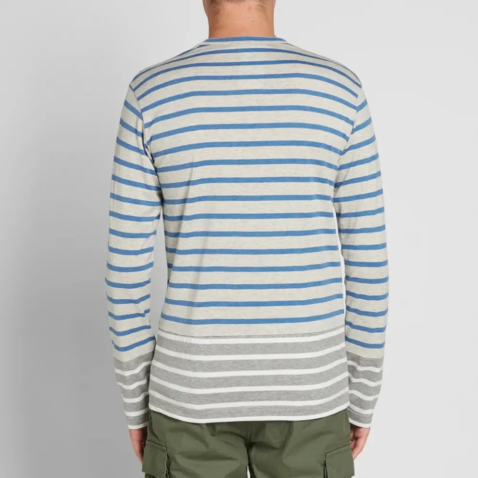 Comme des Garcons SHIRT BOY Long Sleeve Stripe Insert Tee