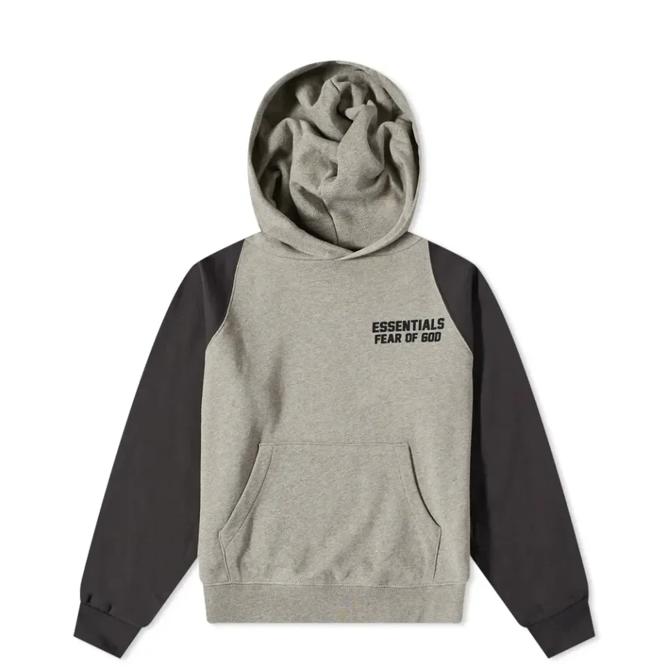 Kids Logo Raglan Popover Hoody
