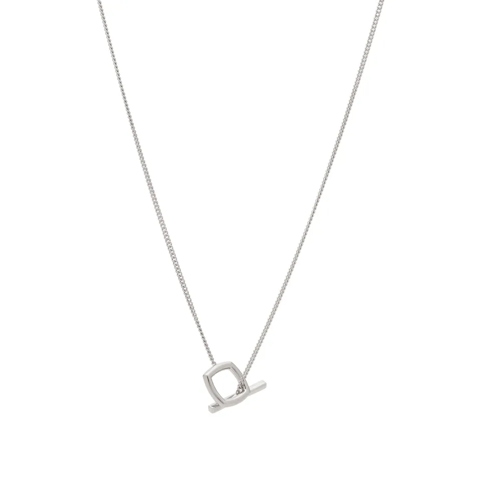 20.5" Frame Pendant Necklace