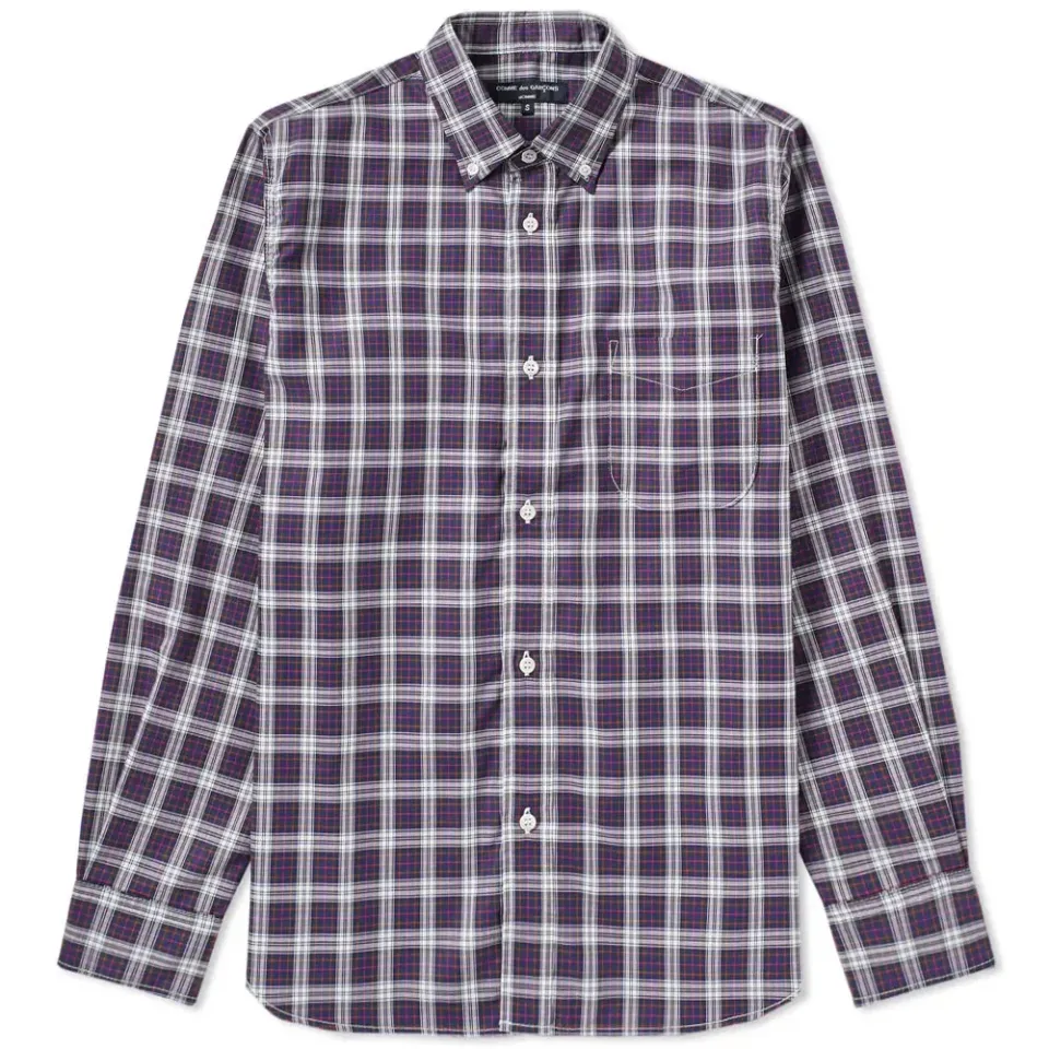 Comme des Garcons Homme Button Down Check Shirt