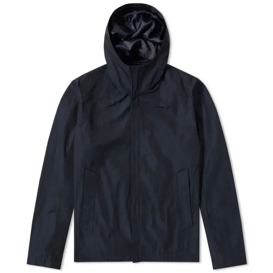 Chambray Memory Hooded Blouson